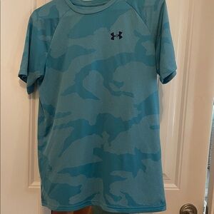 Under Armour Teal Camo Tee